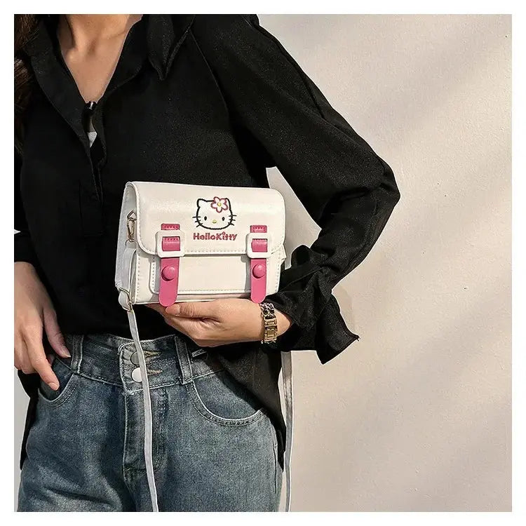 Luxury Sanrio Anime Crossbody Bag – Hello Kitty, My Melody, Kuromi & Cinnamoroll Designer-Inspired Purse for Girls & Women – Cute Gift-Ready Handbag NNOS