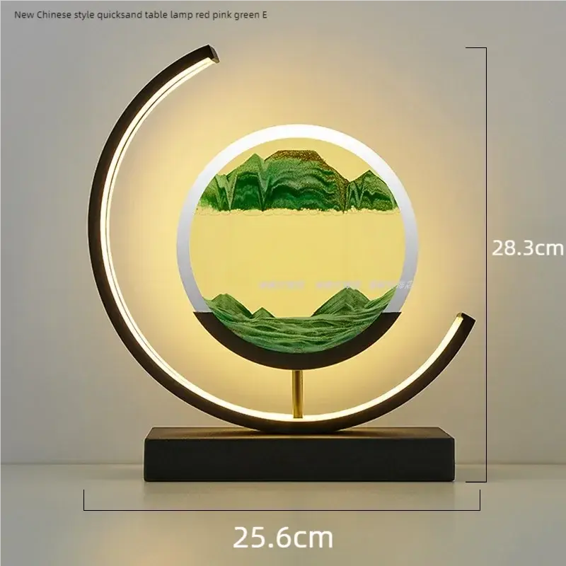 Sand Art Table Lamp – Mesmerizing Moving Sand Light for Home Decor NNOS