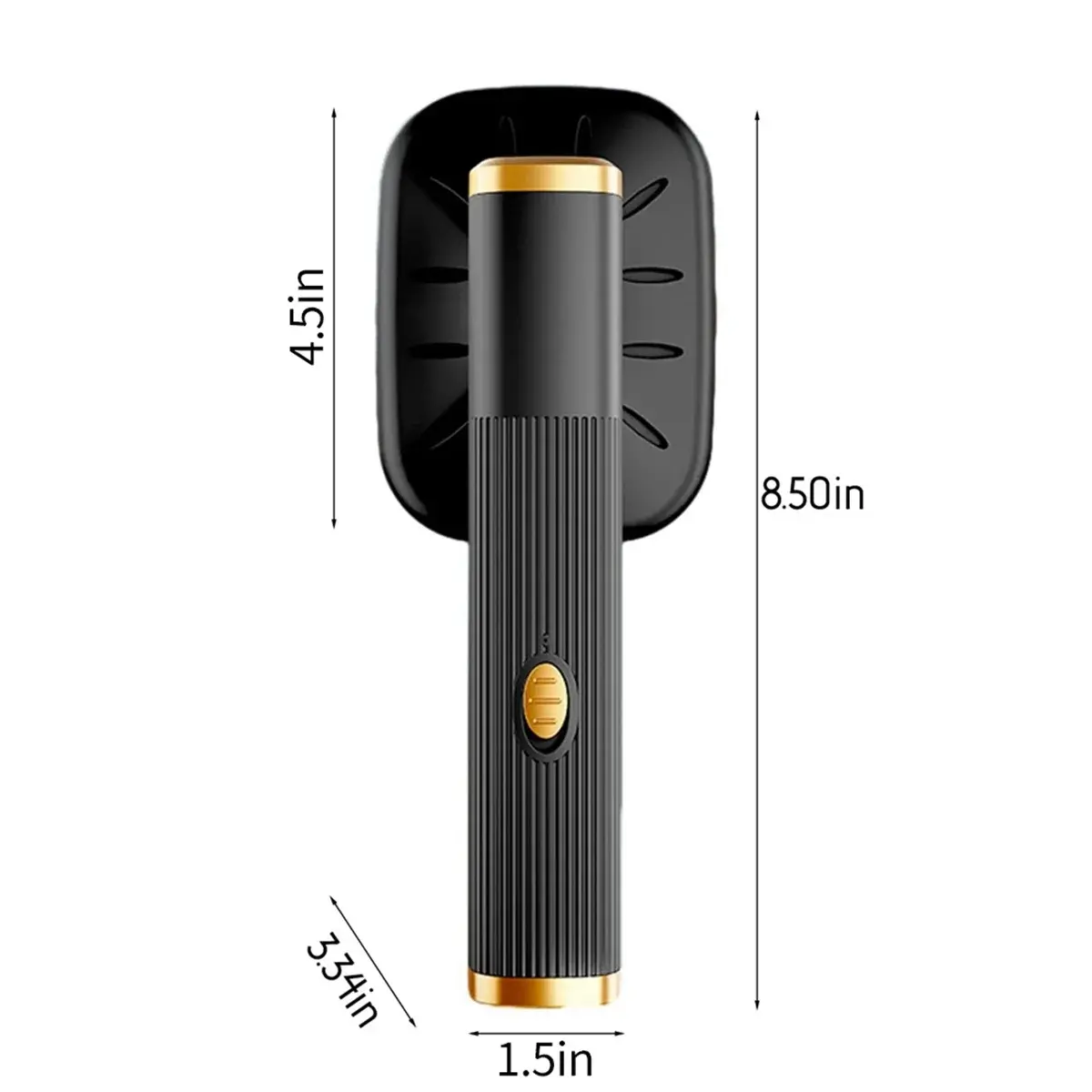 Portable Mini Steam Iron for Travel Black Fabric Clothes 180° Rotatable Handheld Garment Steamer NNOS