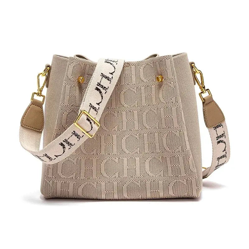 CH Elegant Letter Rope Crossbody Bag – Designer-Inspired, Fashionable & Spacious Shoulder Purse for Stylish Women NNOS