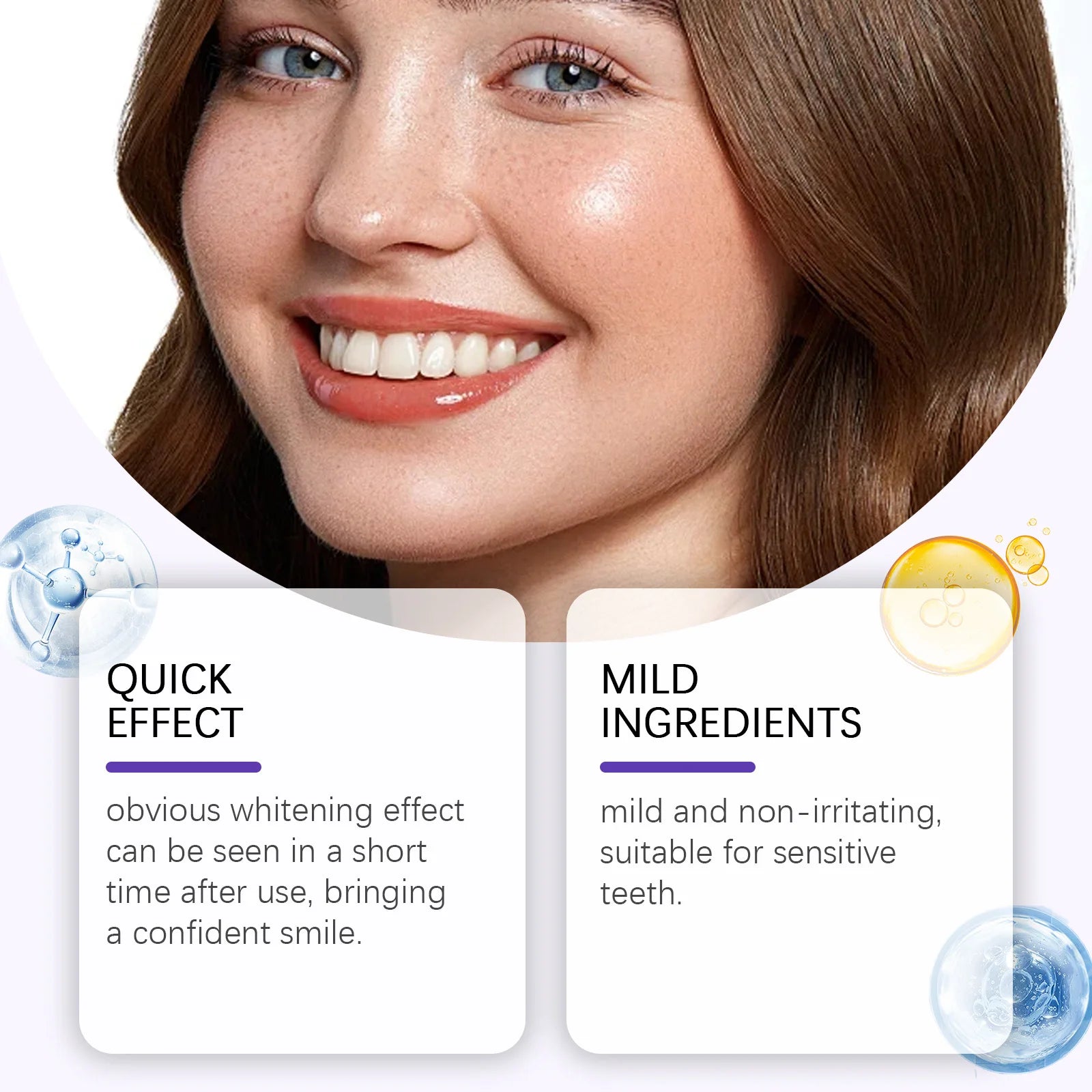 Purple Teeth Whitening Strips Brighten Tooth Remove Plaque Stain Cleaning Oral Hygiene Reduce Sensitivity Bleaching Dental Tools NNOS
