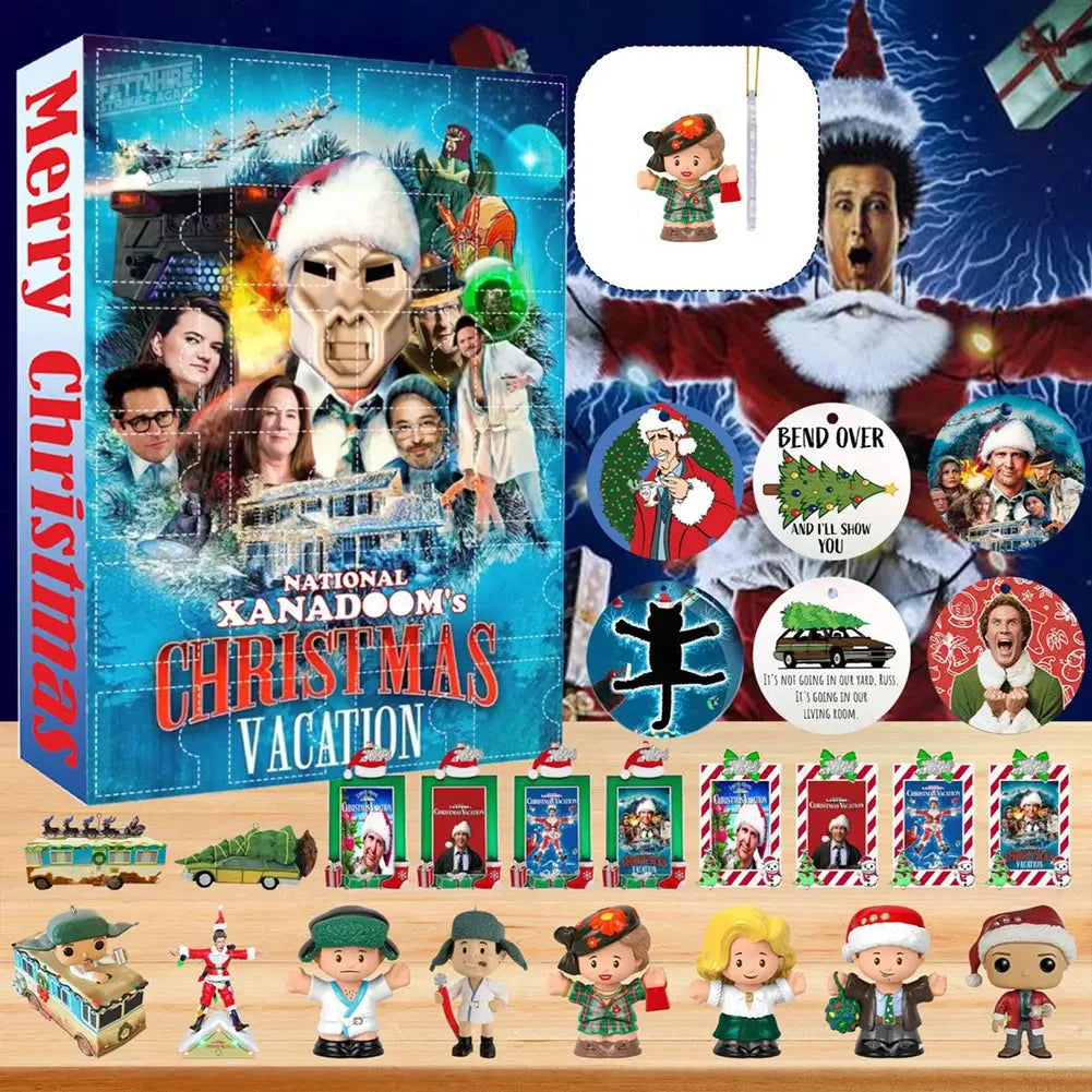 Christmas Advent Calendar 2024 Movie Special Edition Set 24 Day Christmas Advent Calendar 24 Days Xmas Countdown Calendar NNOS