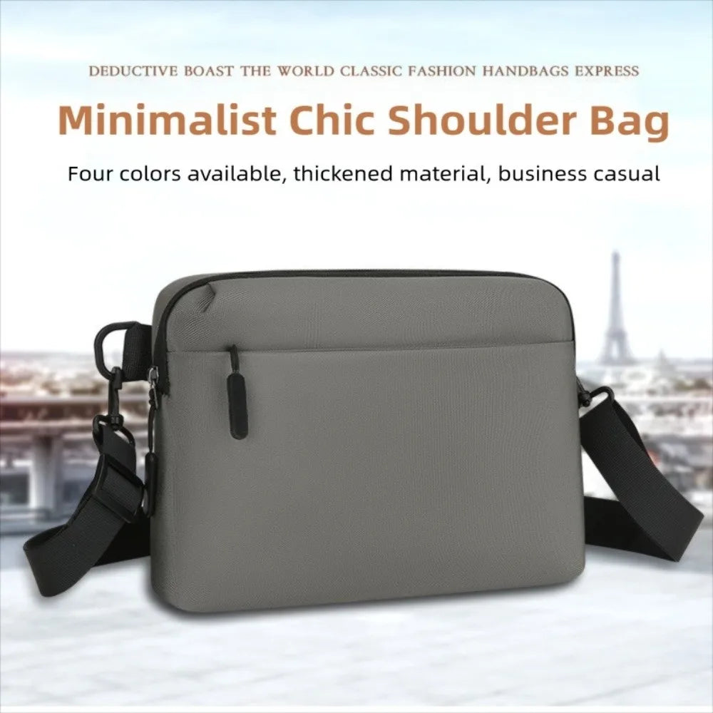 Universal Small Crossbody Bag Water-Resistant Square Phone Pouch Adjustable Nylon Adults Purse Daily Shopping NNOS