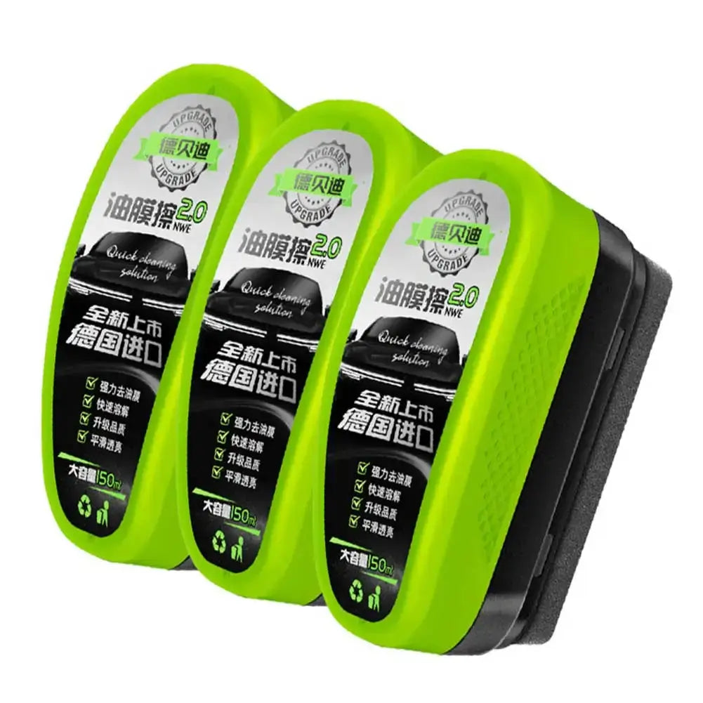 Car Glass Oil Film Cleaner – Anti-Rain, Clear Vision, 1,2,3 Set Universal Wipes NNOS