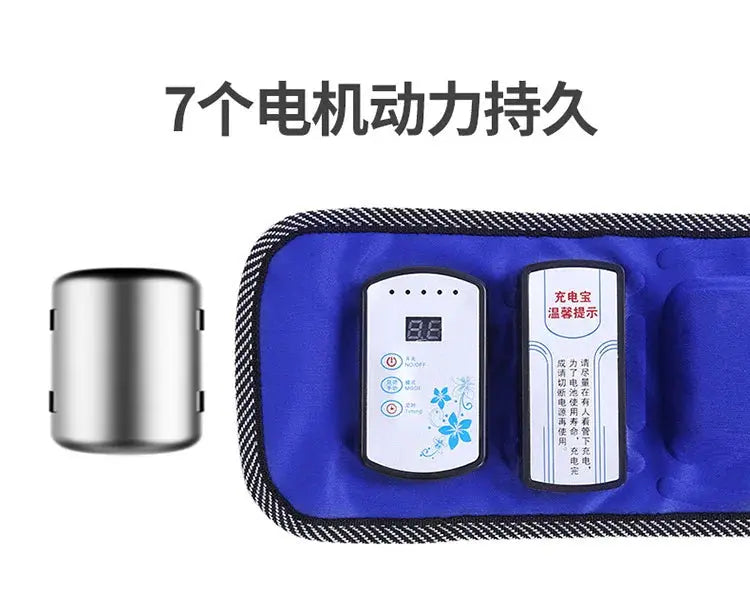 Intelligent Vibration Massage Belt Waist Massager Hot Compress Moxibustion Lazy Body Fat Remover NNOS