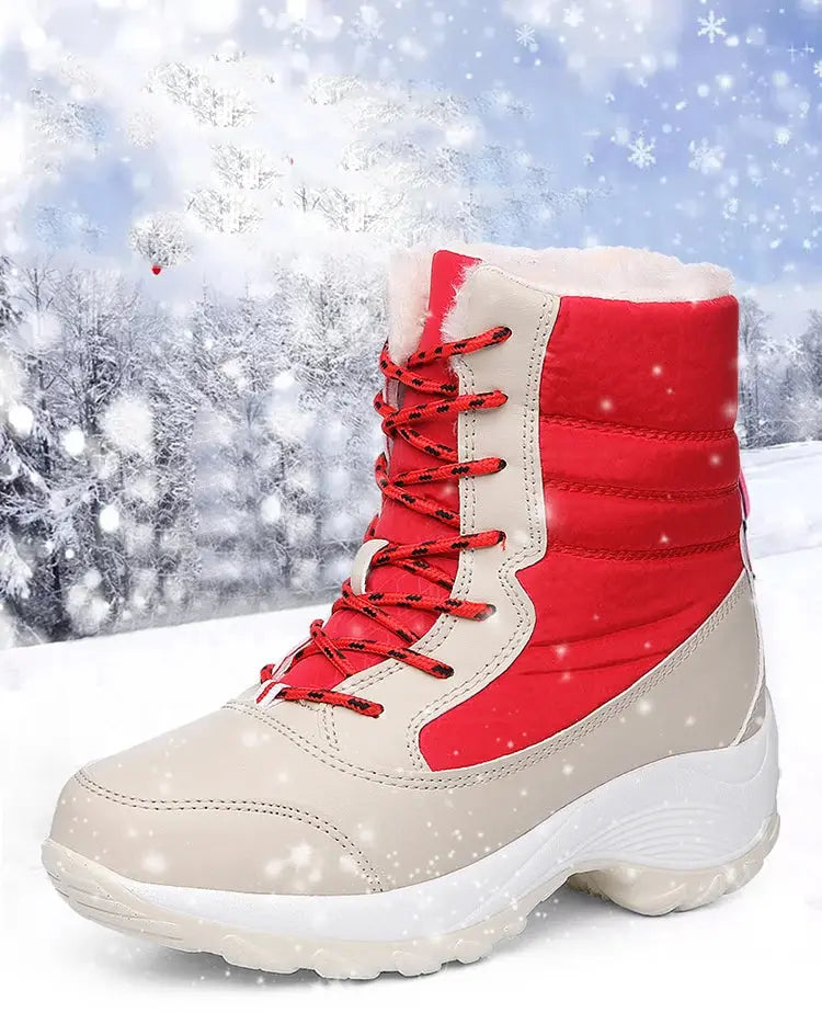 Snow Boots Women New Ladies Shoes Platform Shoes Woman Flat Keep Warm Boots Ladies Casual Plush Botas Mujer Winter Shoes Women NNOS
