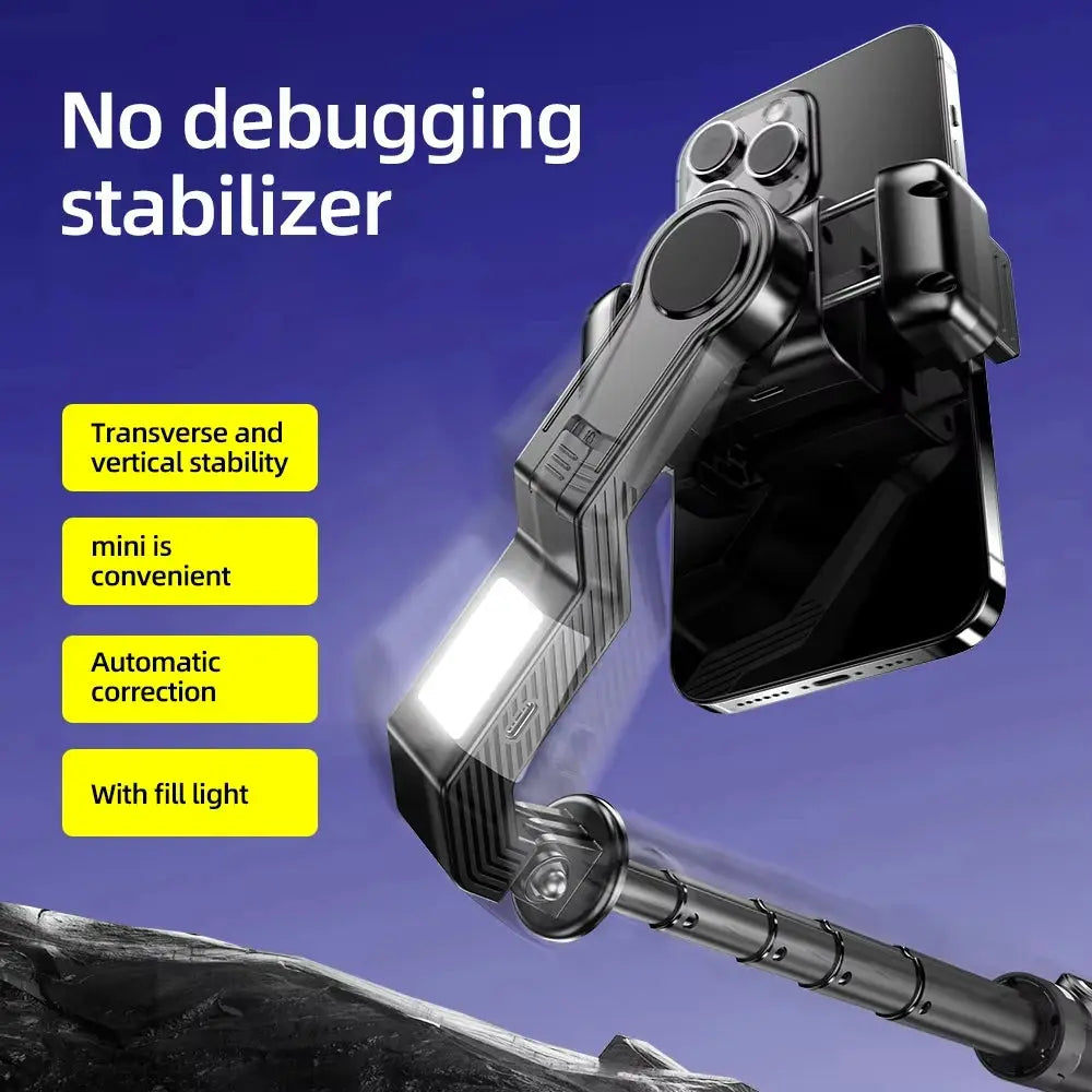 Handheld Gimbal Stabilizer Smartphone Camera Stabilizer Selfie Stick Tripod Stand Wireless Remote for IPhone Android NNOS