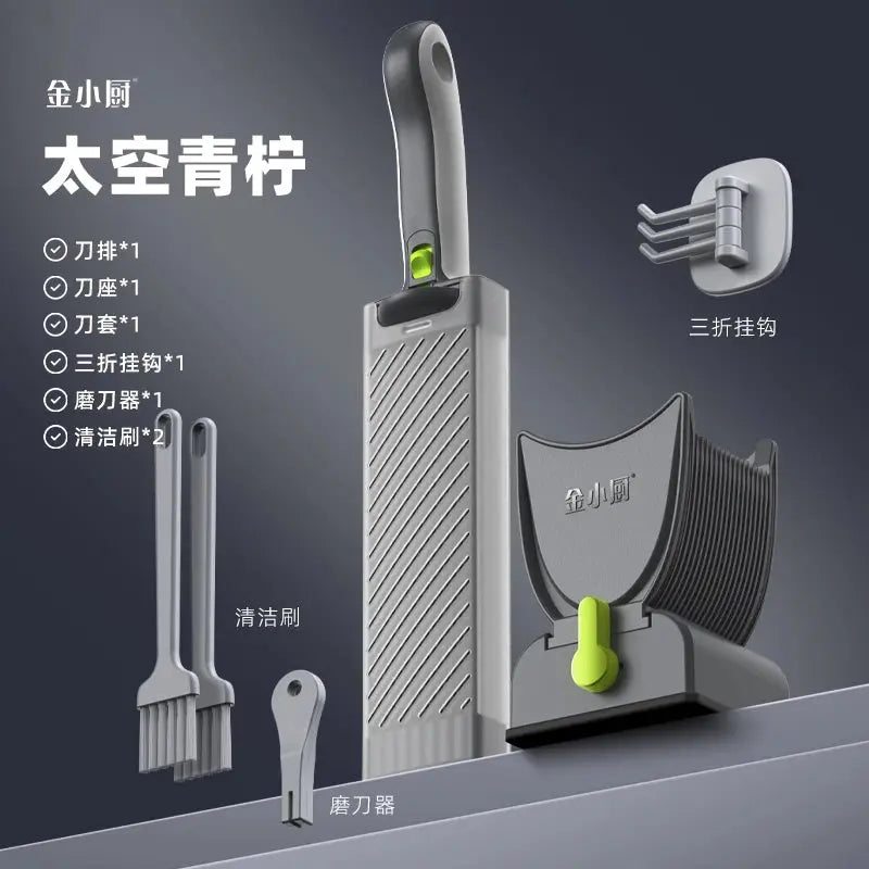 ONCE for All Meat Slicer and  Knife Set for Meat Slicing , Manual Fresh Meat Cutter, Slicer for Beef, Pork, Chicken Breast NNOS