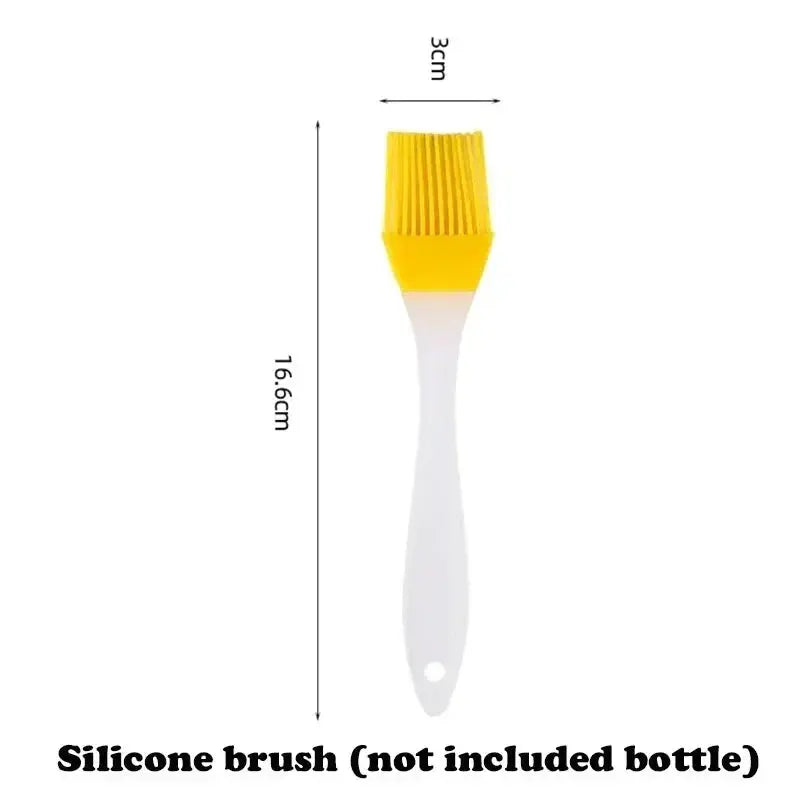 1-2PCS 2in1 Olive Oil Dispenser Bottle 500ml Plastic Oil Sprayer Cooking Oil Spray Tank BBQ Baking Picnic Kitchen Tools for Home NNOS
