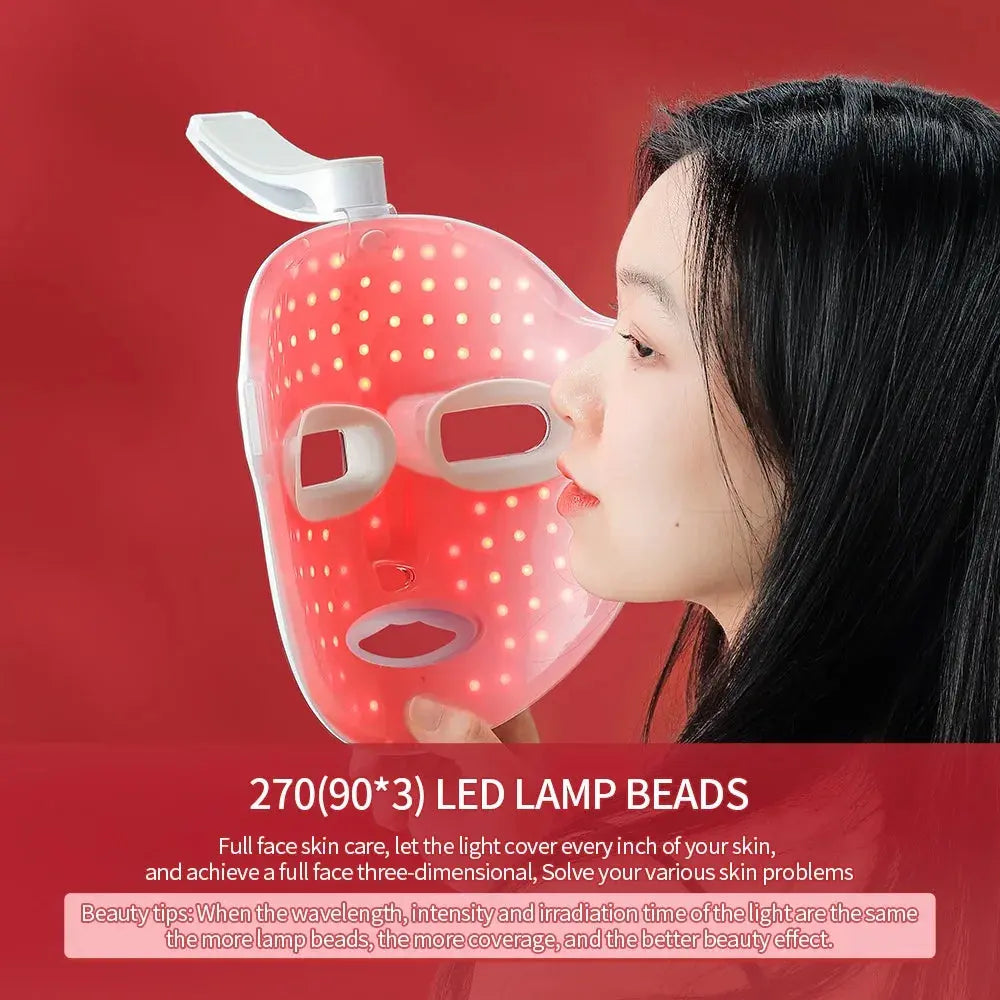 LED Beauty Mask 7 Colors – Anti-Aging Red Light Skin Care Therapy NNOS