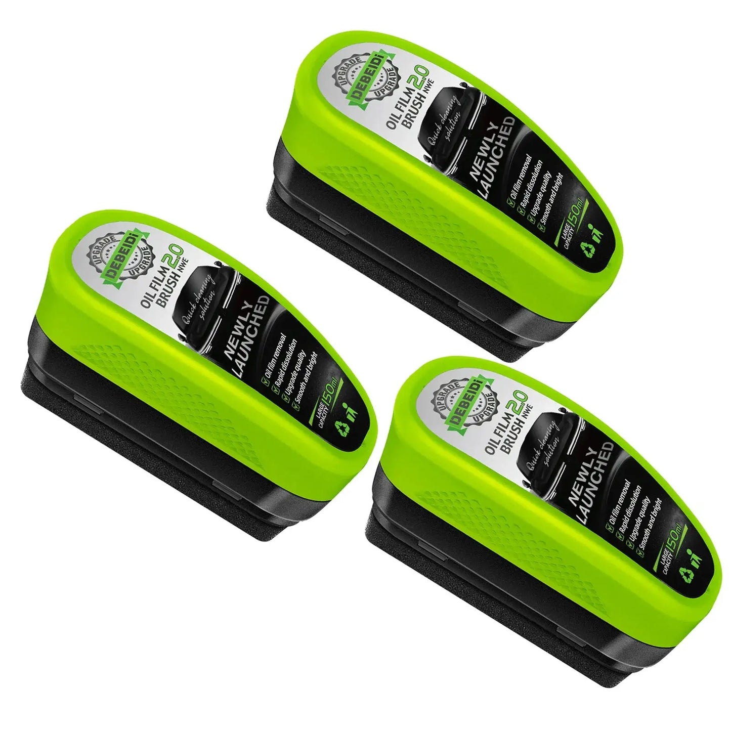 Car Glass Oil Film Cleaner – Anti-Rain, Clear Vision, 1,2,3 Set Universal Wipes NNOS