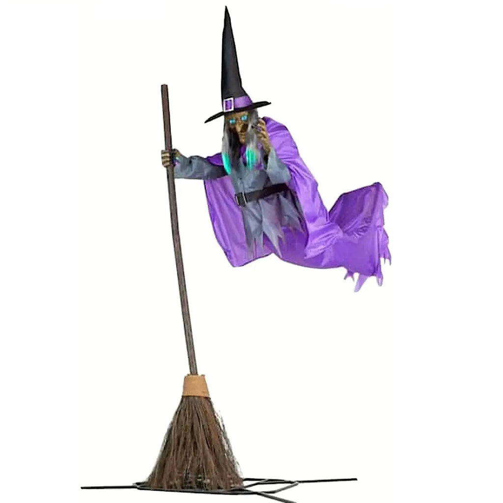 Halloween Decoration Voice Control Witch Large Hanging  Luminous Soundmaking Bar  House Horror Decoration 12FT NNOS