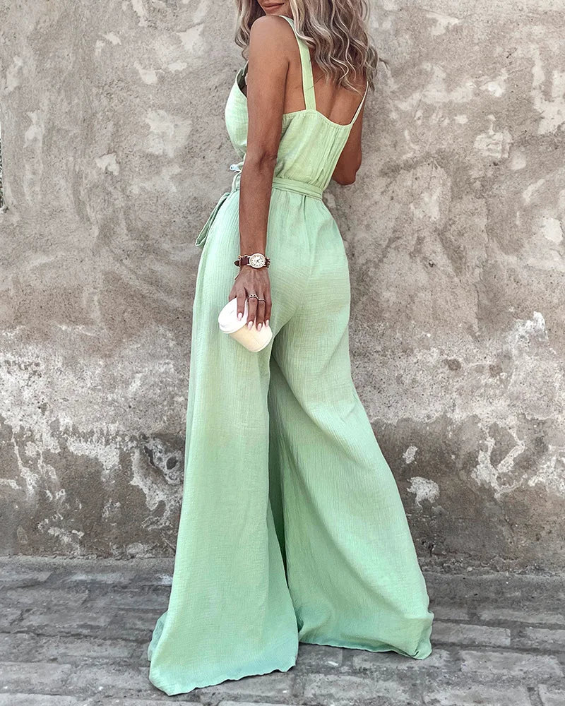 Solid Elegant 2025 Women’s Jumpsuit