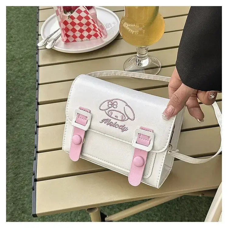 Luxury Sanrio Anime Crossbody Bag – Hello Kitty, My Melody, Kuromi & Cinnamoroll Designer-Inspired Purse for Girls & Women – Cute Gift-Ready Handbag NNOS