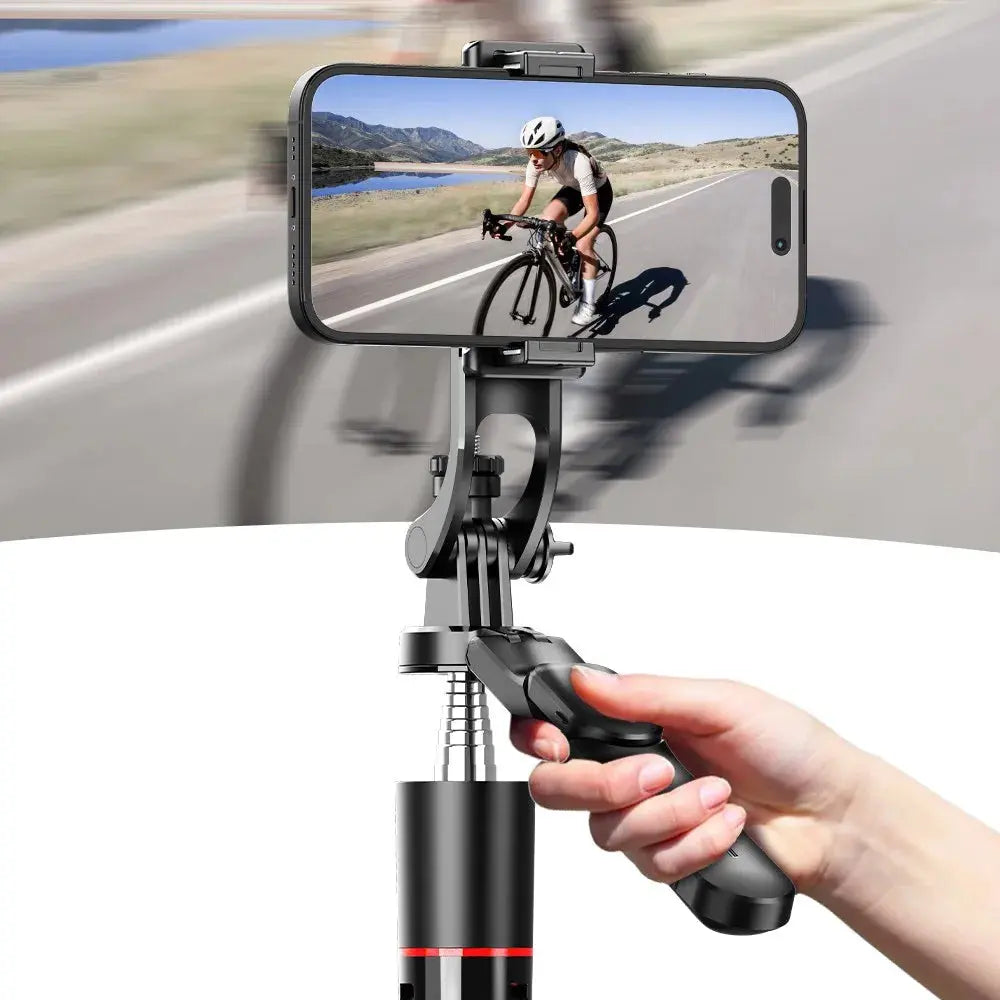 BSLIUFANG 2025 new 1.7M 360° rotation selfie stick tripod foldable stand with Wireless Bluetooth remote control for phone camera NNOS