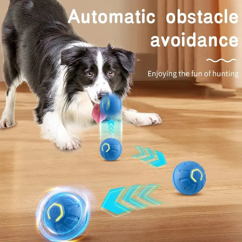 Smart Dog Toy Ball Electronic Interactive Pet Toy Moving Ball USB Automatic Moving Bouncing for Puppy Birthday Gift Cat Product NNOS