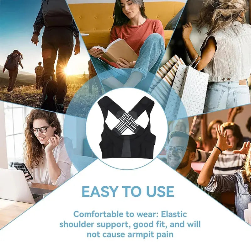 Unleash Your Confidence: The Breathable Back Posture Corrector for Women & Kids NNOS