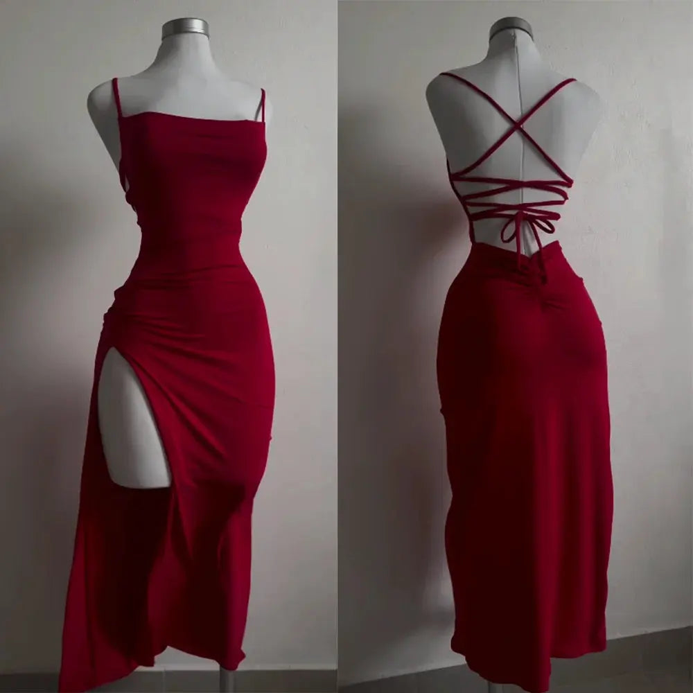 Summer Halter Bodycon Dress – Sexy Spice Girl Style Bag Hip Party Outfit NNOS