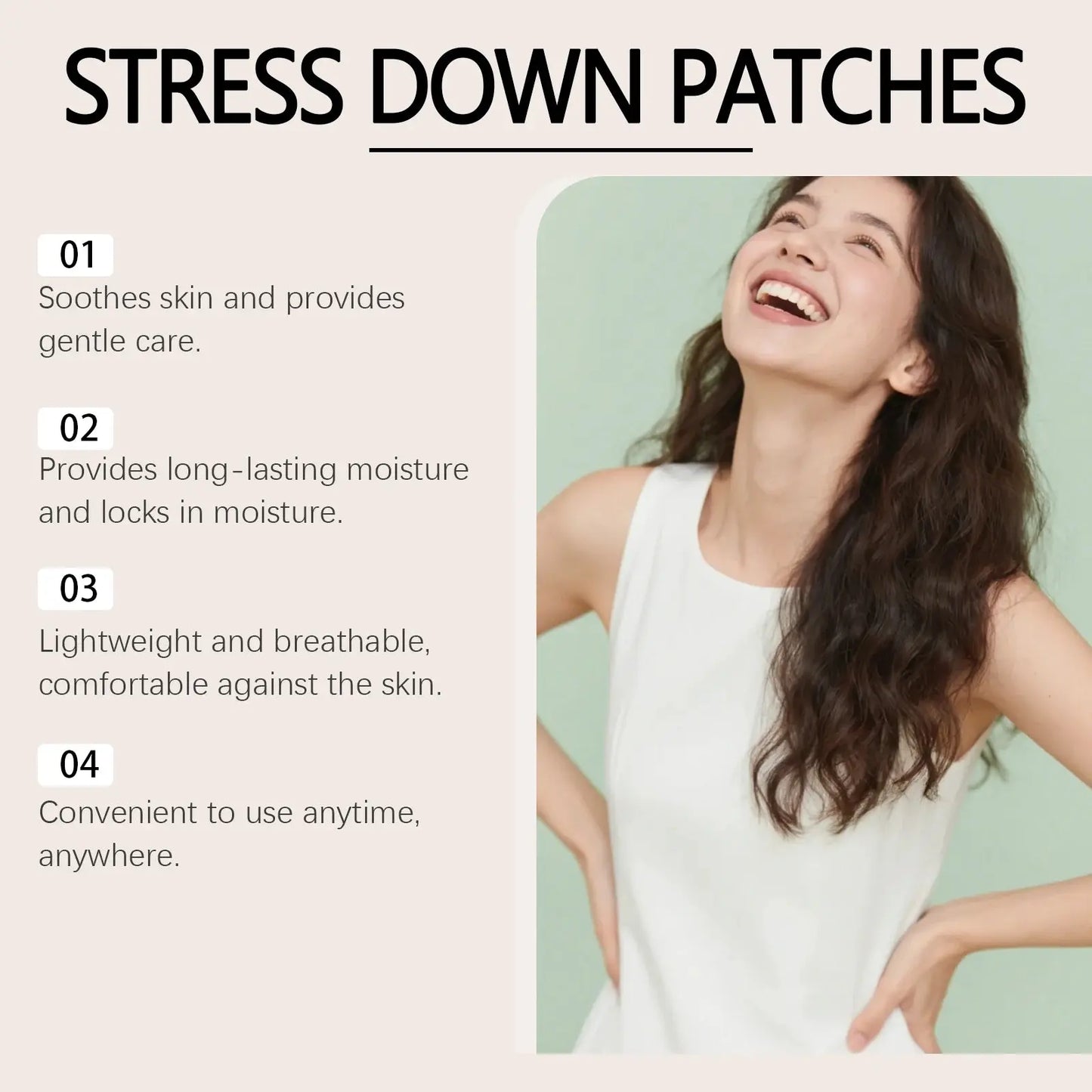 30Pcs Pink Body Care Patches – Gentle Comfortable Daily Use for Men & Women NNOS