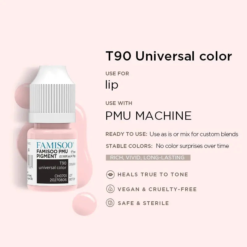 Permanent Makeup Pigments – FAMISOO 5ml PMU Lip Tattoo Ink NNOS