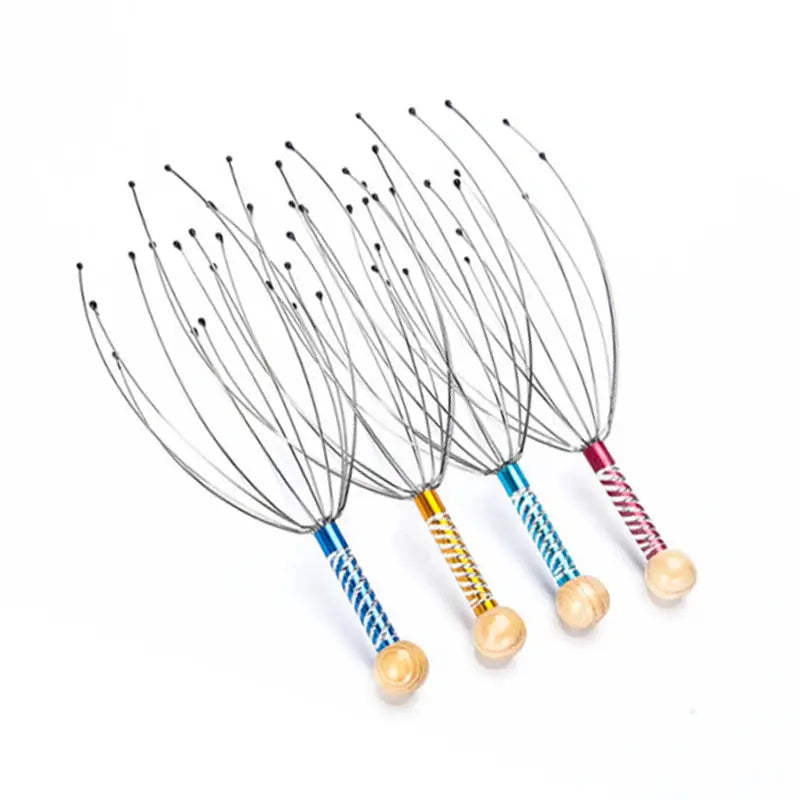 Octopus Head Massager Scratching Scalp Relaxation Relief Body Massager Scratcher Relieves Tension Health Care Tools Random NNOS