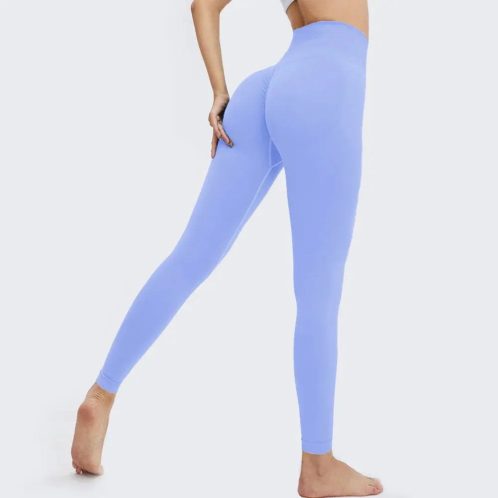 High Waist Seamless Push Up Sport Leggings for Women Stretchy Peach Butt Yoga Pants Tummy Control Gym Workout Fitness Tights NNOS