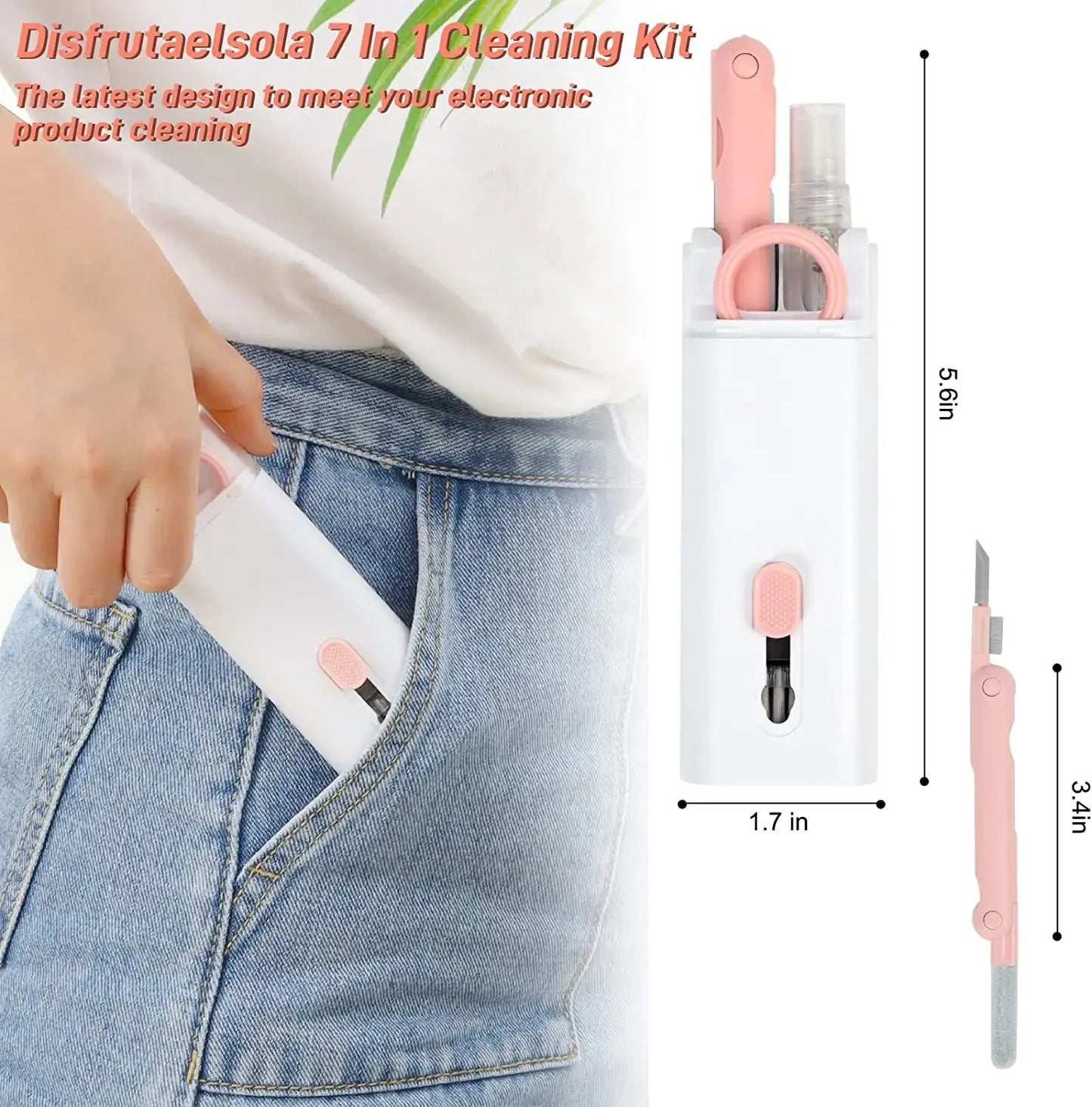 7-in-1 Electronic Cleaner Kit – Keyboard, Laptop, AirPods, Phone & Screen NNOS