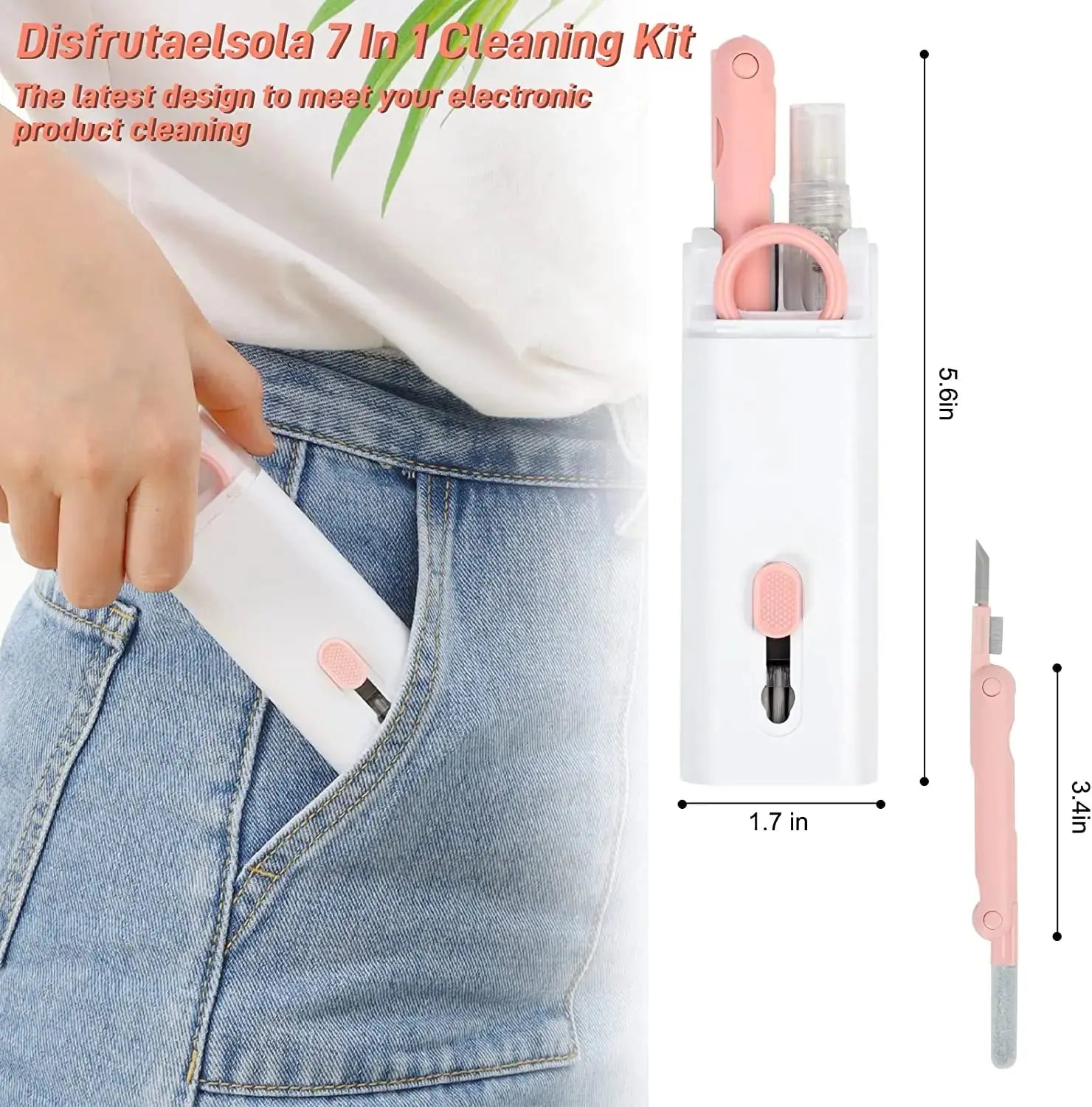 7-in-1 Electronic Cleaner Kit – Keyboard, Laptop, AirPods, Phone & Screen NNOS