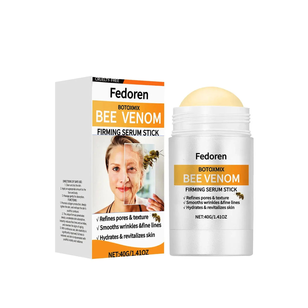 40g Bee Venom Firming Cream Stick Anti-Aging Face Serum Lifting Tightening Serum Skin Firming Cream Reduces Wrinkles Fine Lines NNOS