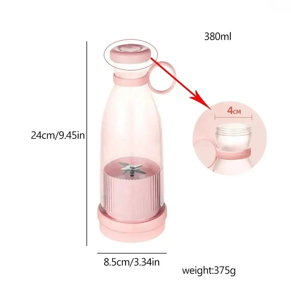 Electric Juicer Rechargeable Fresh Fruit Juicer USB Portable Juice Cup Handheld Smoothie Machine Mini Juice Blender Kitchen NNOS