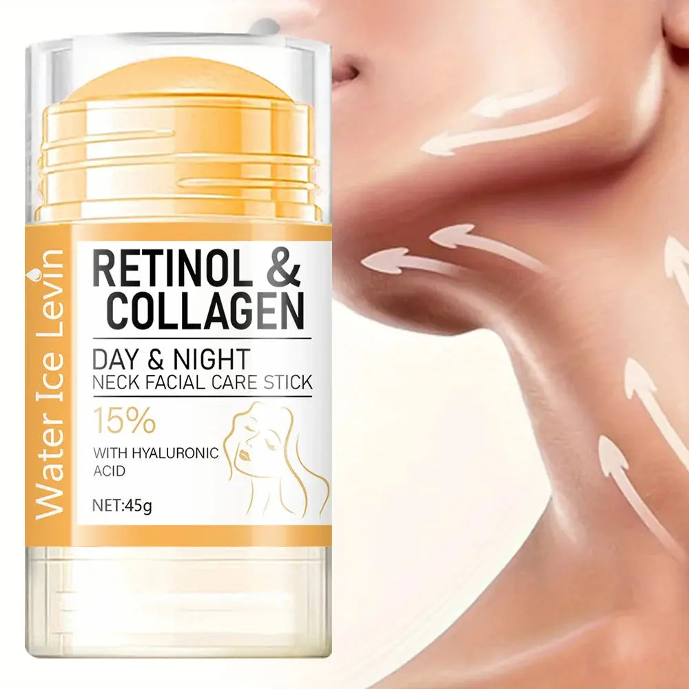 Retinol and Collagen Facial Neck Cream, Lifting Neck, Firming and Moisturizing Skin, Powerful Moisturizing Neck and Facial Skin, Brightening Neck Texture NNOS