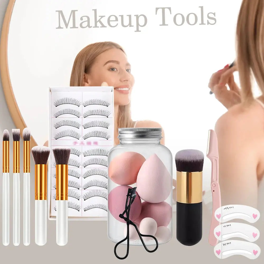POPFEEL Holiday makeup set container gift box-Perfect for Birthday Parties and Holidays | Ideal Makeup Kit for Girls and Women。 NNOS