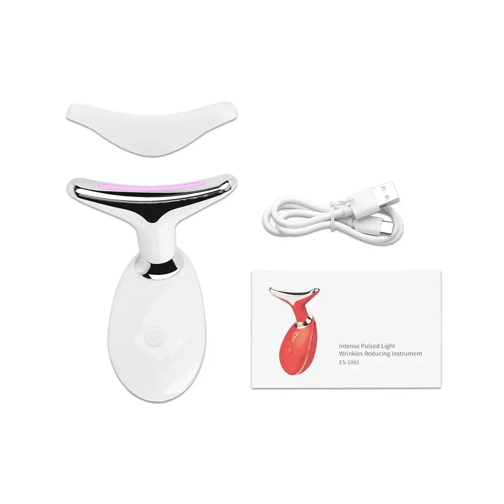 Face Neck Lift Beauty Device EMS Facial Massager LED Light Therapy Double Chin Remover Skin Rejuvenation Tightening Anti Wrinkle NNOS