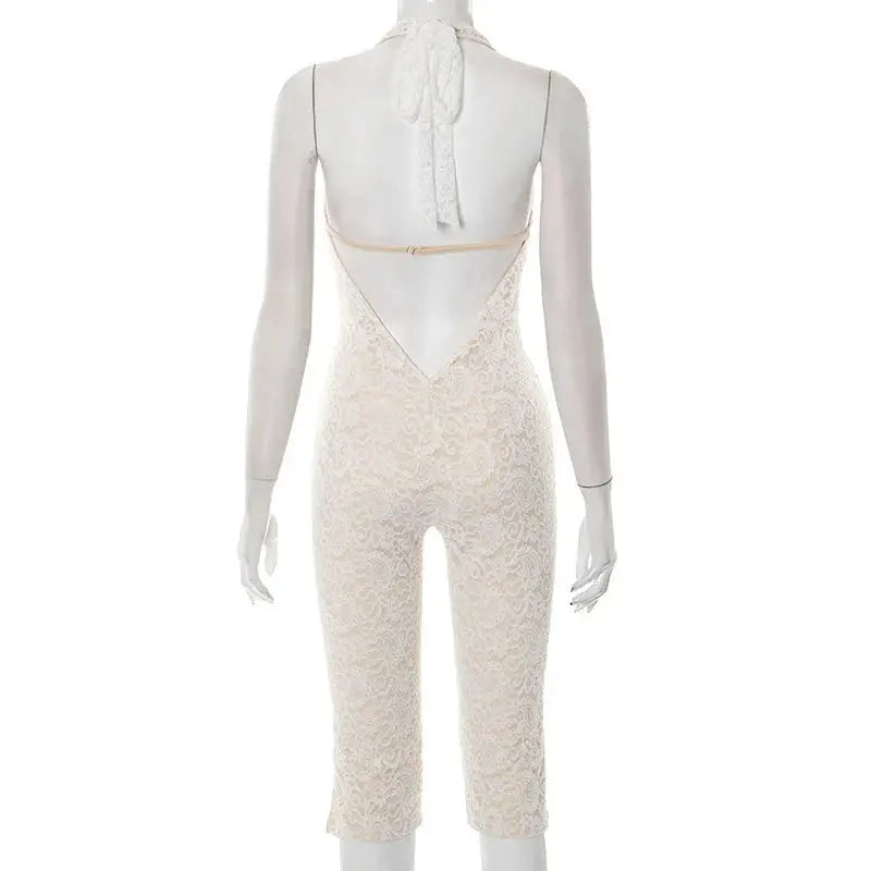Avrilyaan Lace Bodycon Jumpsuit 2025 NNOS
