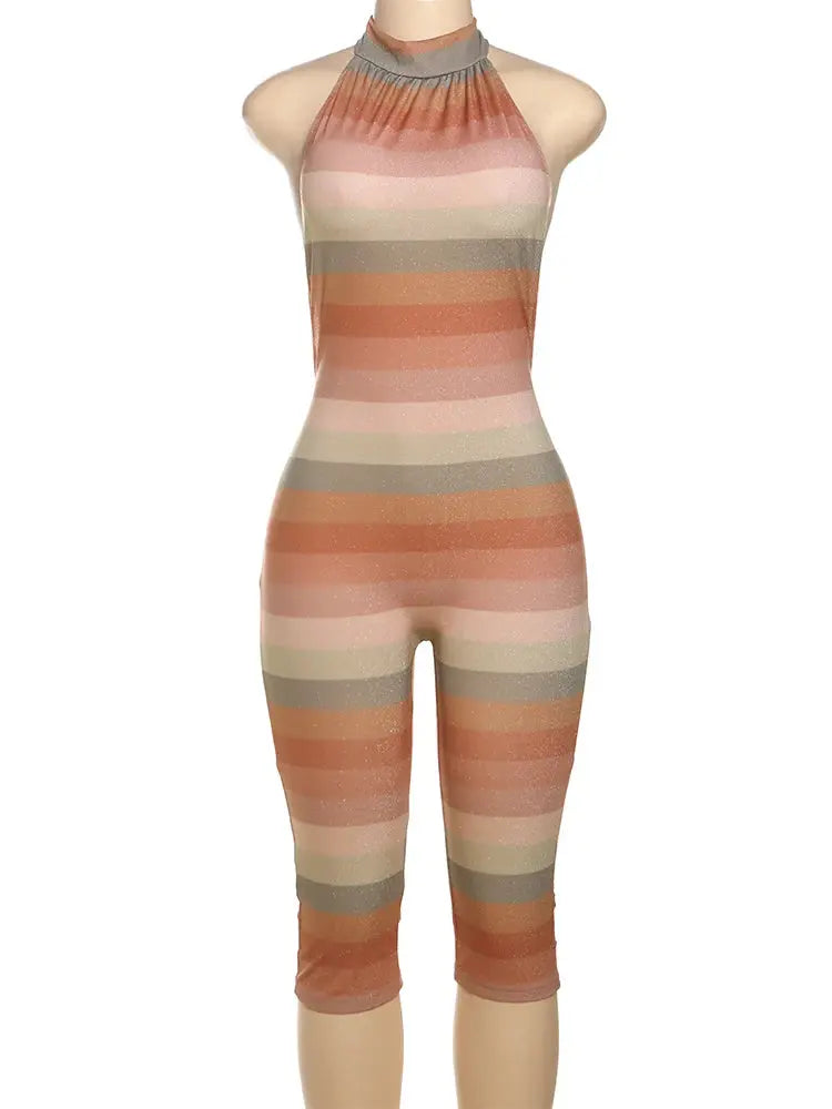 Weird Puss Backless Romper NNOS