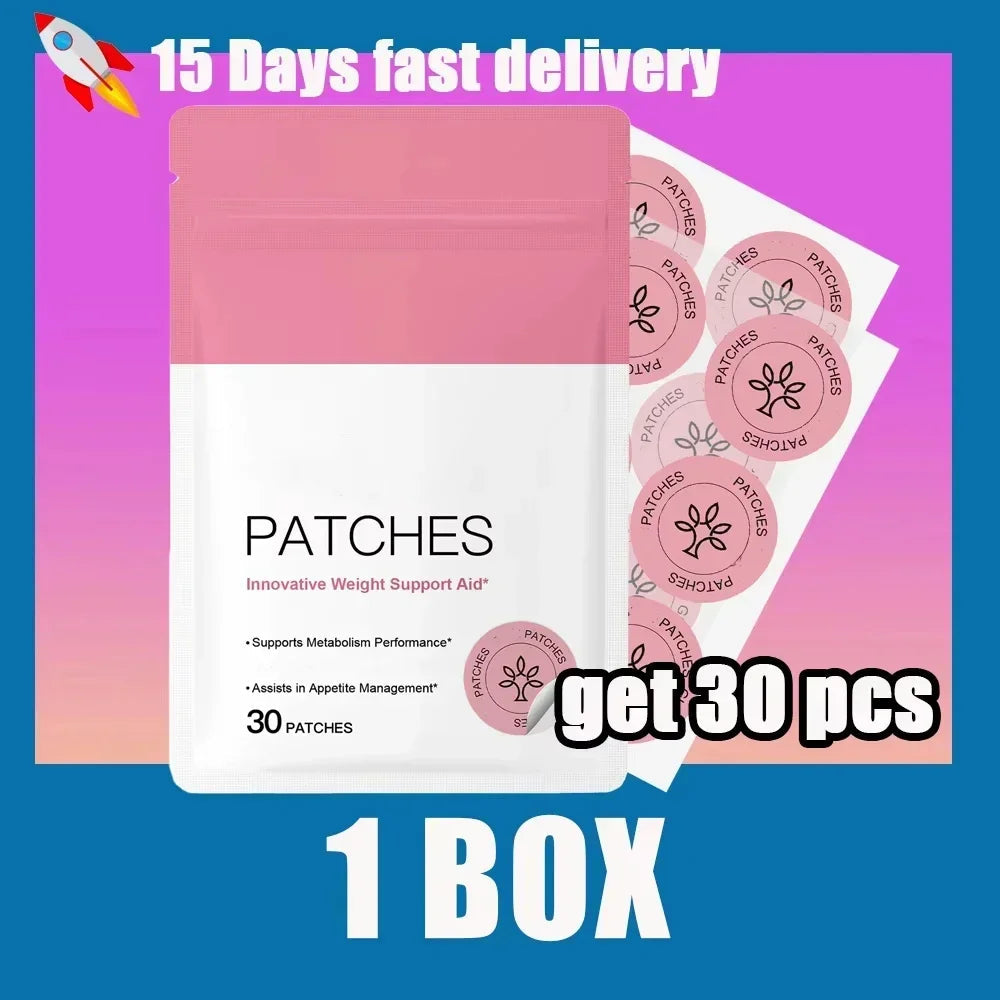 Body Patch, 30 Patches for Appetite Control & Metabolism Support, Plant - based Formula NNOS