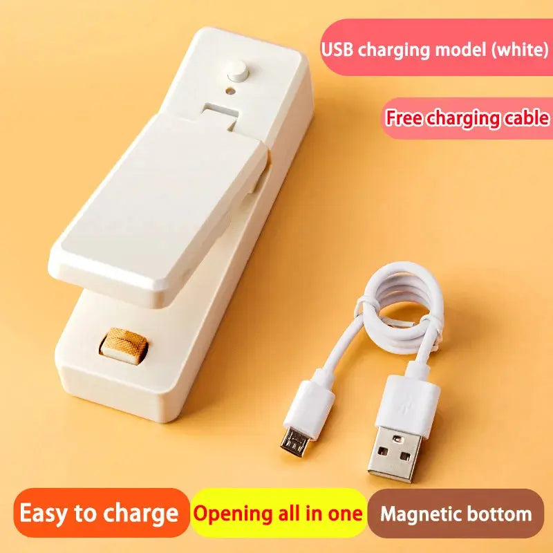 Xiaomi Food Bag Sealer Mini Portable Plastic Bags Sealing Machine Thermoplastic Bag Sealants Handheld Food Packaging Heat Sealer NNOS