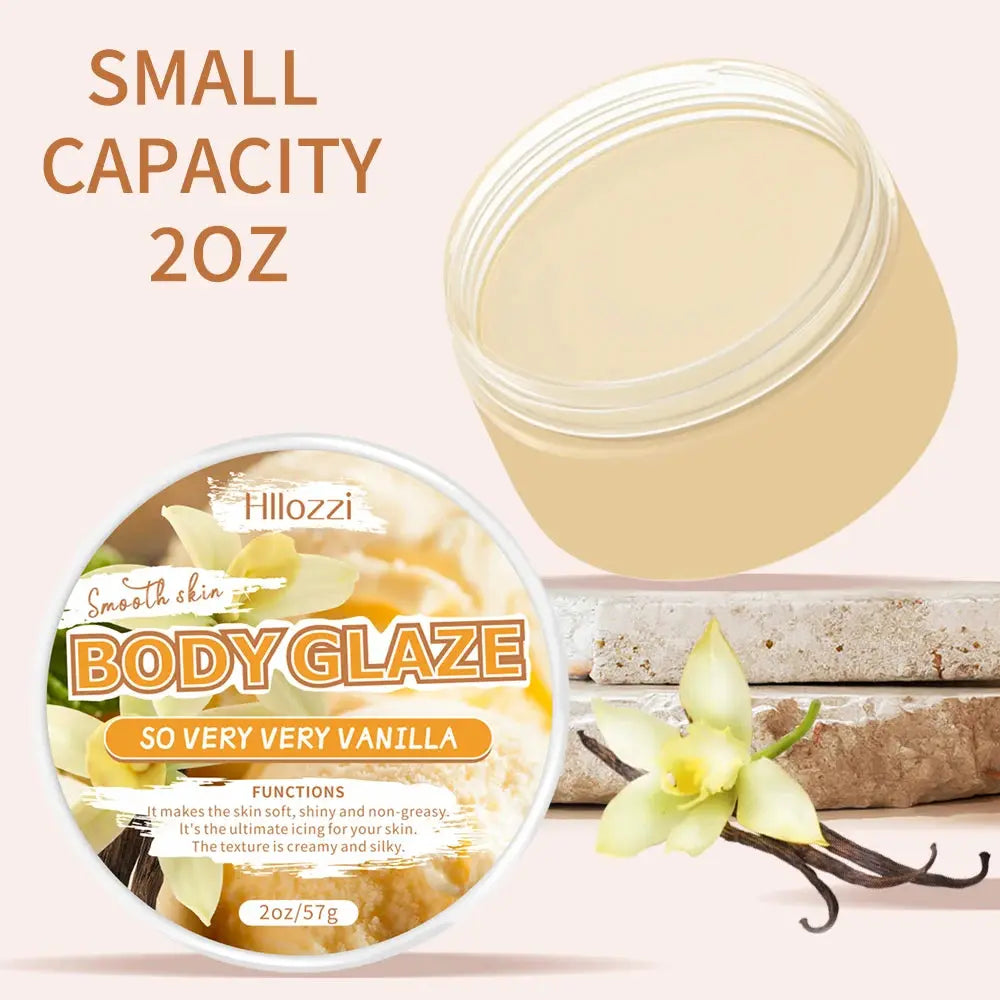 2oz/8oz Vanilla Body Glaze Nourishing Moisturizing Skin Care Body Butter Refreshing Non-Greasy Body Oil Moisturizing Skin NNOS