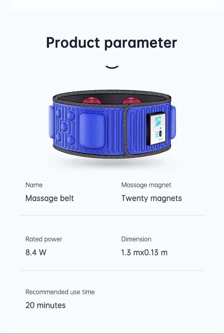 Smart massage lazy fat belt Wireless electric massage weight loss belt fitness fat burning vibration abdominal muscle trainer NNOS