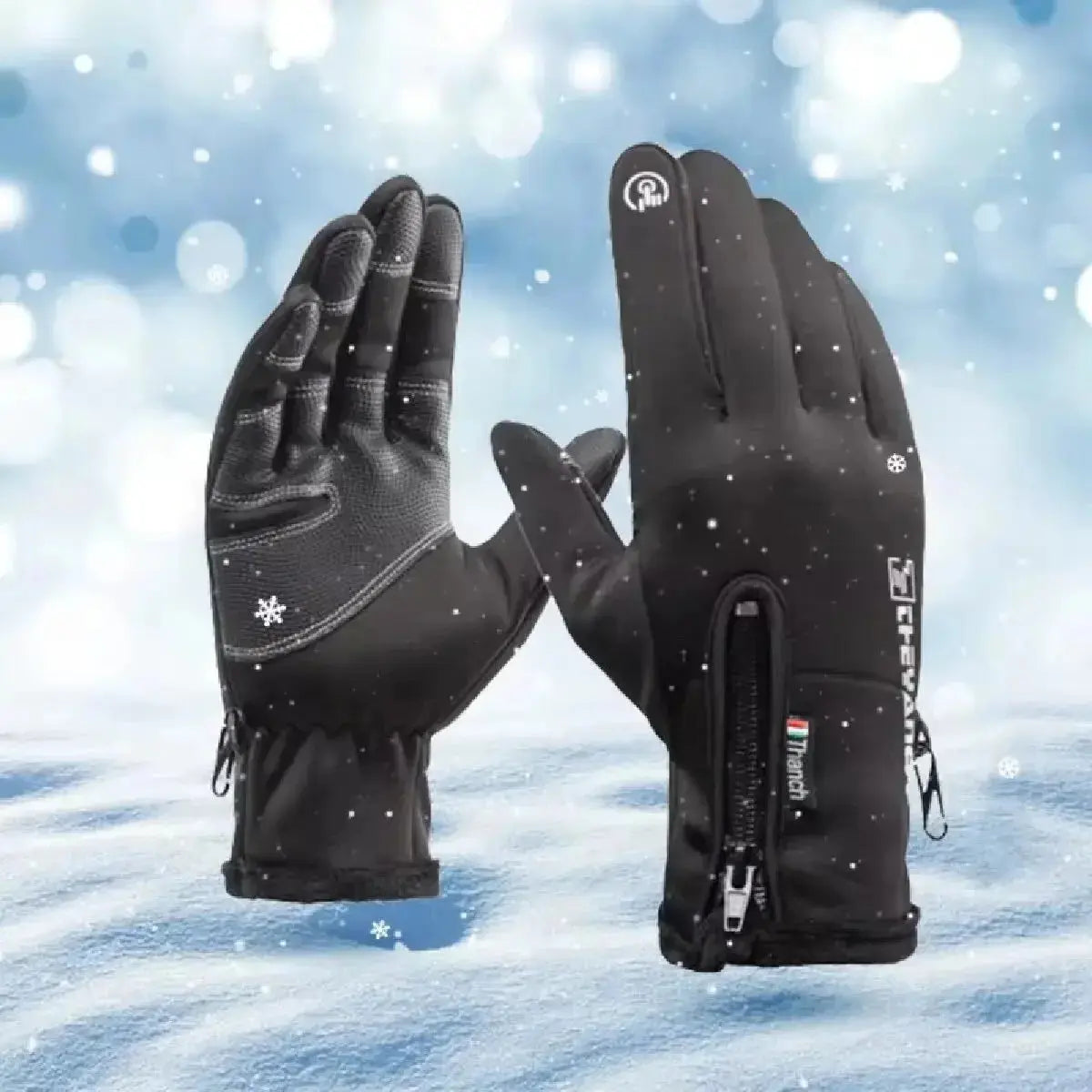 Waterproof Winter Gloves – Warm Thermal Touch Screen Ski & Running Gloves NNOS