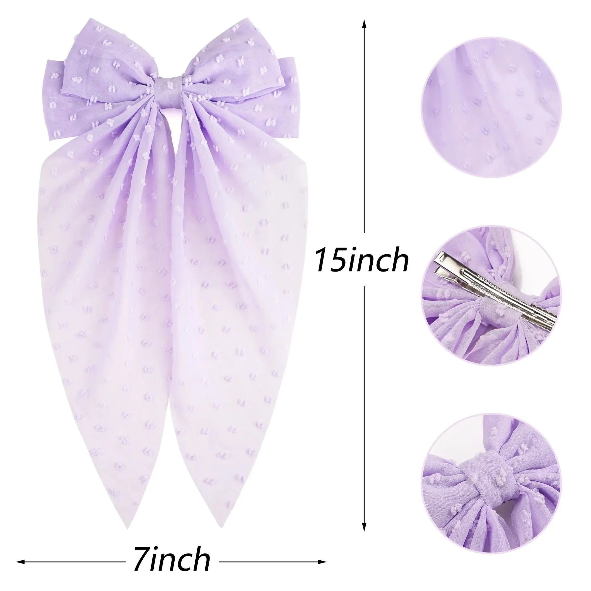 Elevate Your Look with Our Gorgeous Satin Bow Hair Clip - Perfect for Chic Ponytails! 🌟💖 #HairGoals #Fashionista