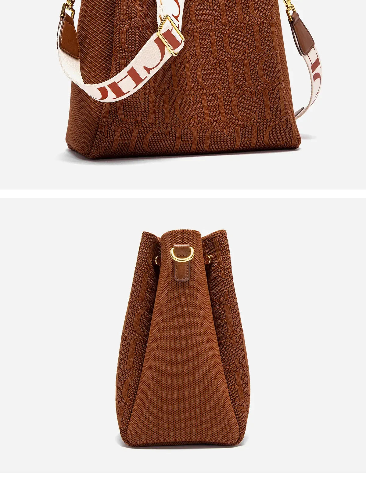 CH Elegant Letter Rope Crossbody Bag – Designer-Inspired, Fashionable & Spacious Shoulder Purse for Stylish Women NNOS