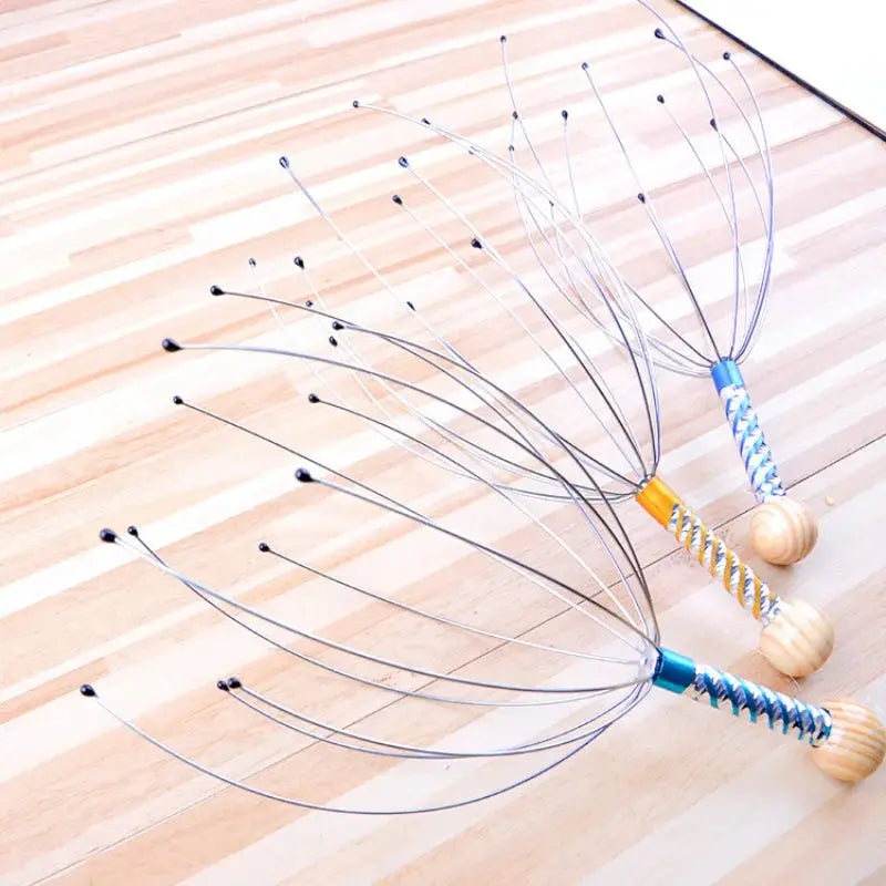 Octopus Head Massager Scratching Scalp Relaxation Relief Body Massager Scratcher Relieves Tension Health Care Tools Random NNOS