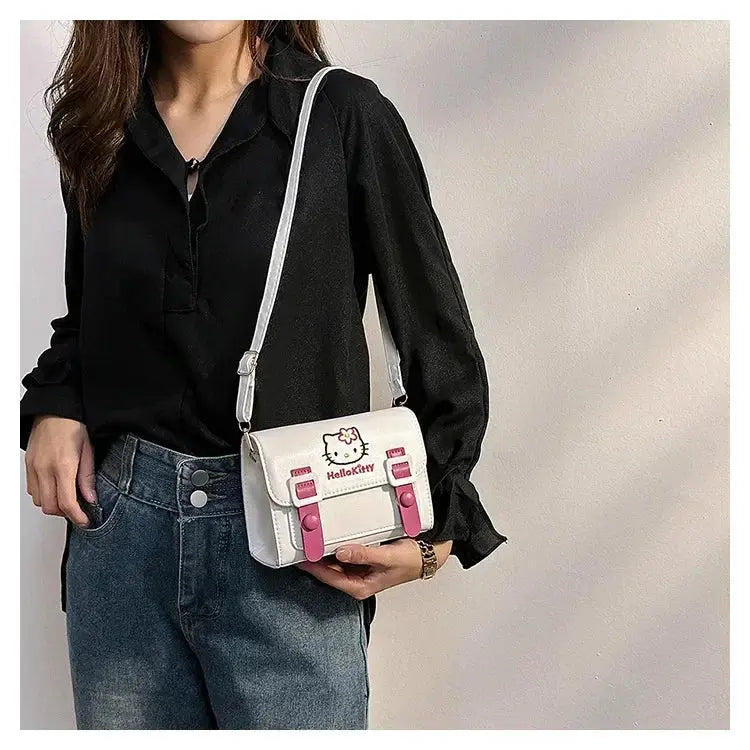 Luxury Sanrio Anime Crossbody Bag – Hello Kitty, My Melody, Kuromi & Cinnamoroll Designer-Inspired Purse for Girls & Women – Cute Gift-Ready Handbag NNOS