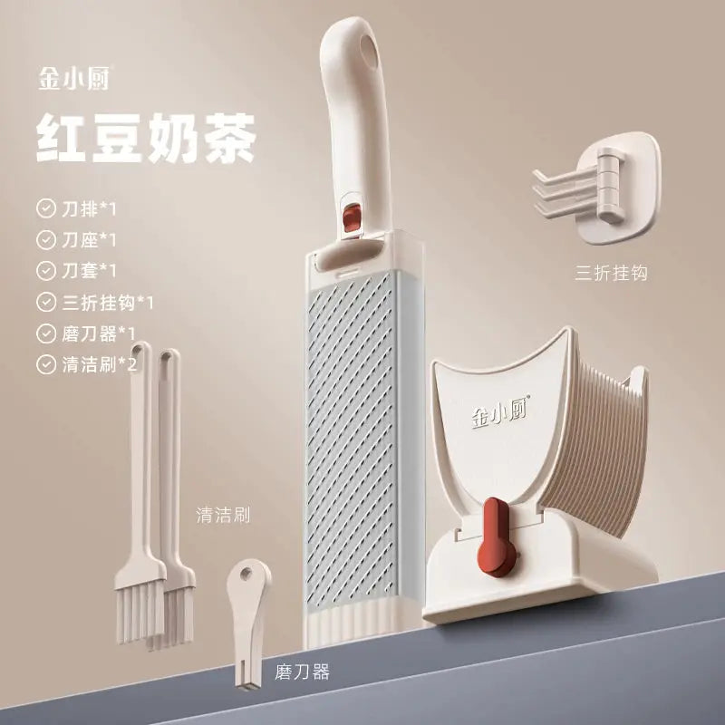 ONCE for All Meat Slicer and  Knife Set for Meat Slicing , Manual Fresh Meat Cutter, Slicer for Beef, Pork, Chicken Breast NNOS