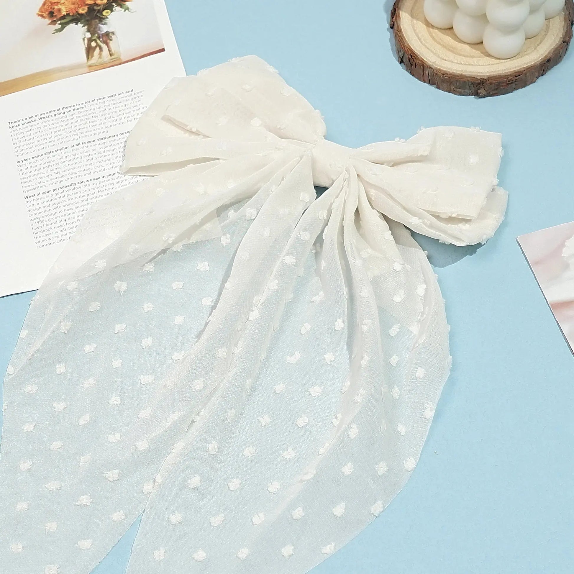 Elevate Your Look with Our Gorgeous Satin Bow Hair Clip - Perfect for Chic Ponytails! 🌟💖 #HairGoals #Fashionista