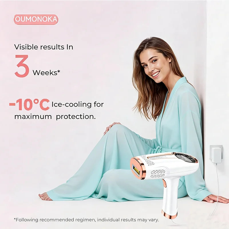 IPL Laser Hair Removal Device – Permanent Hair Removal At Home | Painless & Effective HomeWell Beauty