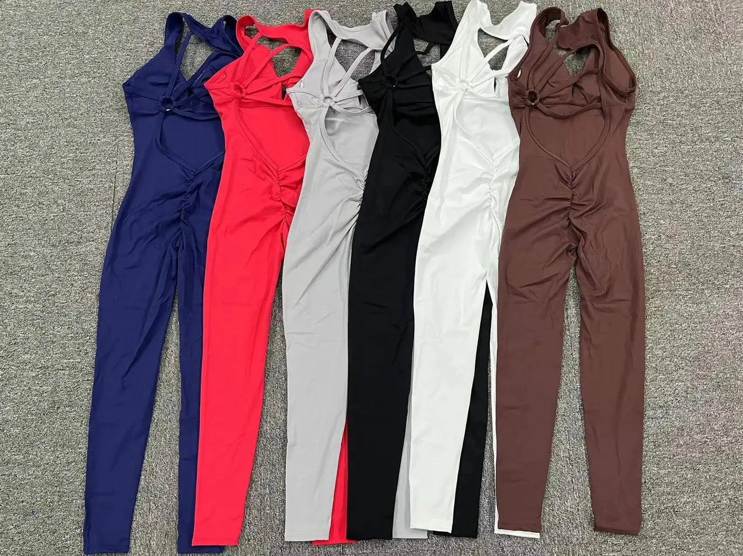 Sporty Jumpsuit Woman Sports Overalls Women Sportswear Gym Set Yoga Clothes Fitness Clothing Workout NNOS