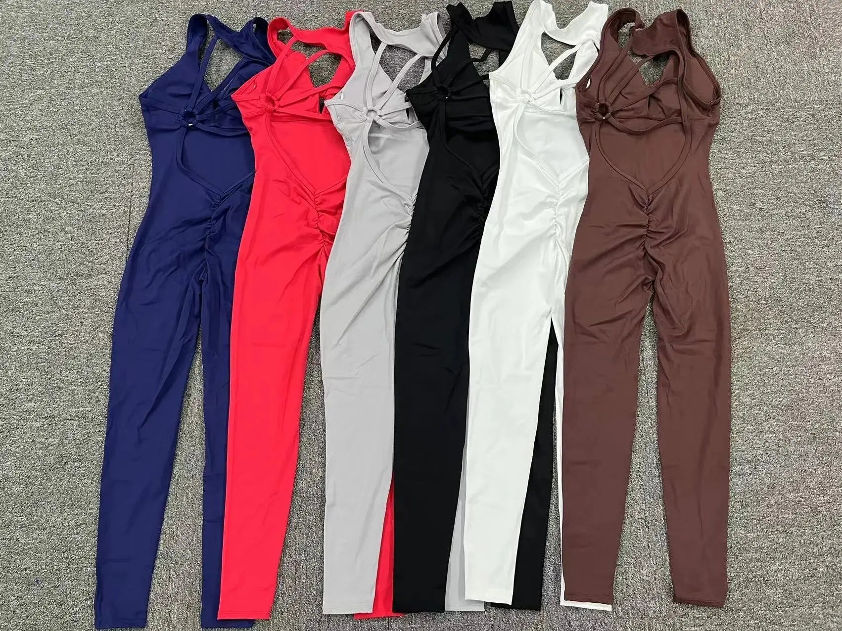 Sporty Jumpsuit Woman Sports Overalls Women Sportswear Gym Set Yoga Clothes Fitness Clothing Workout NNOS