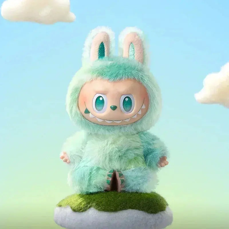 Anime Figure Kawaii For Labubu Blind Box Have A Seat Series PVC Pendant Doll Model Toy Monster Keychain Kids Birthday Gifts NNOS